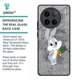Cute Baby Bunny Glass Case for Vivo X90 Pro 5G