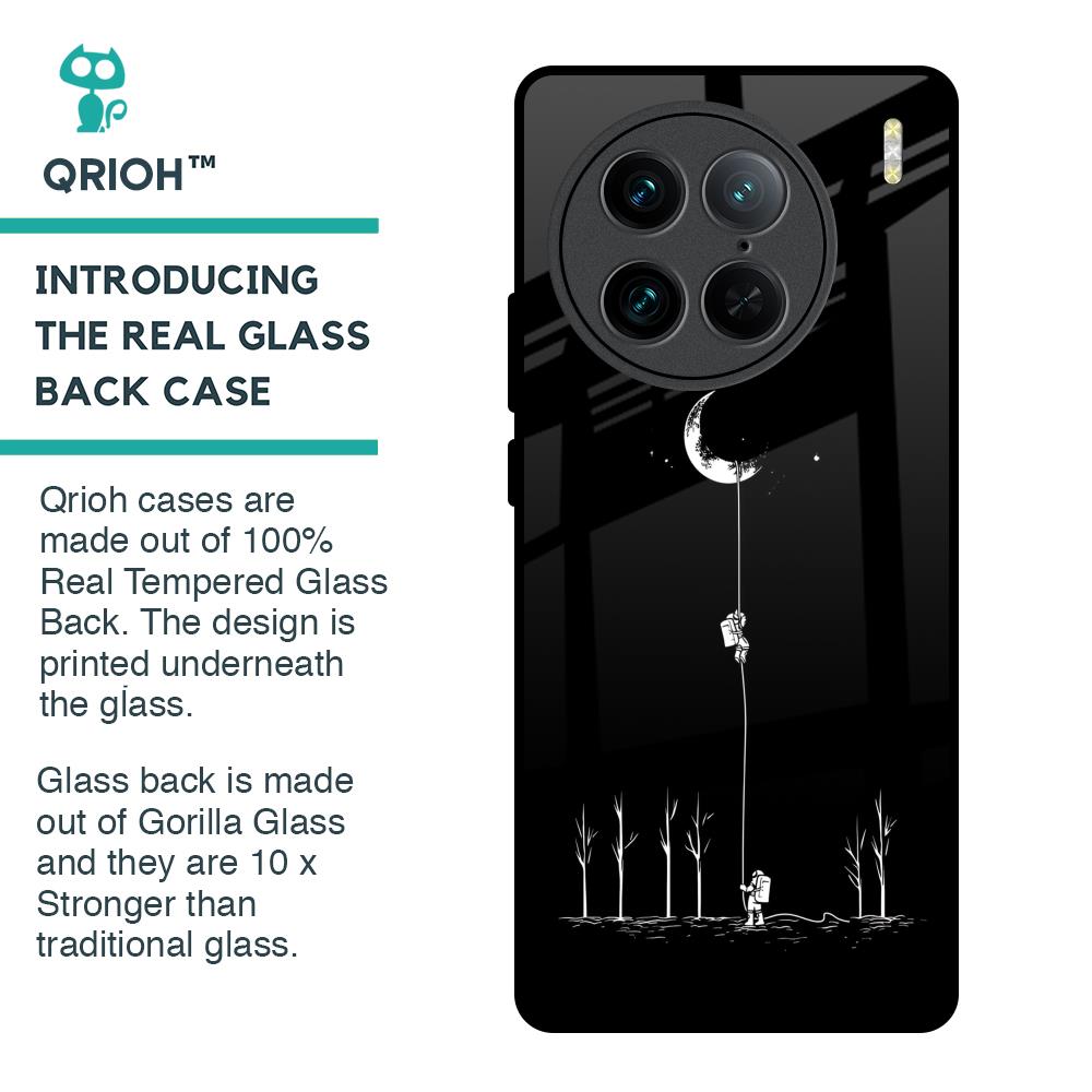 Catch the Moon Glass Case for Vivo X90 Pro 5G