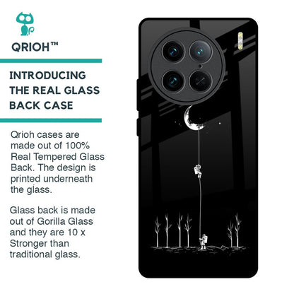 Catch the Moon Glass Case for Vivo X90 Pro 5G