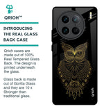 Golden Owl Glass Case for Vivo X90 Pro 5G