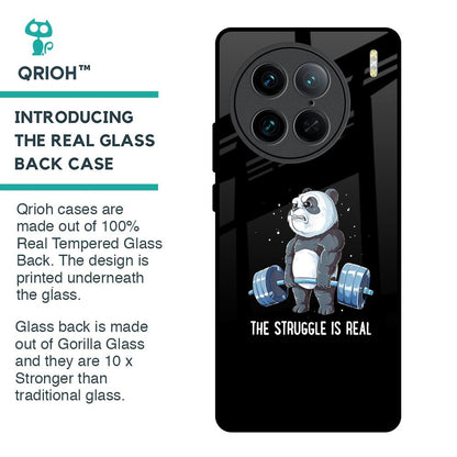 Real Struggle Glass Case for Vivo X90 Pro 5G