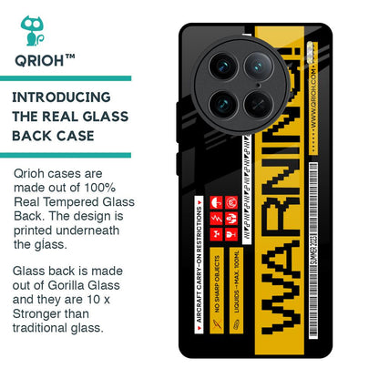 Aircraft Warning Glass Case for Vivo X90 Pro 5G