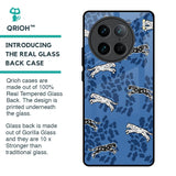 Blue Cheetah Glass Case for Vivo X90 Pro 5G