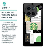 Coffee Latte Glass Case for Vivo X90 Pro 5G