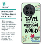 Travel Stamps Glass Case for Vivo X90 Pro 5G