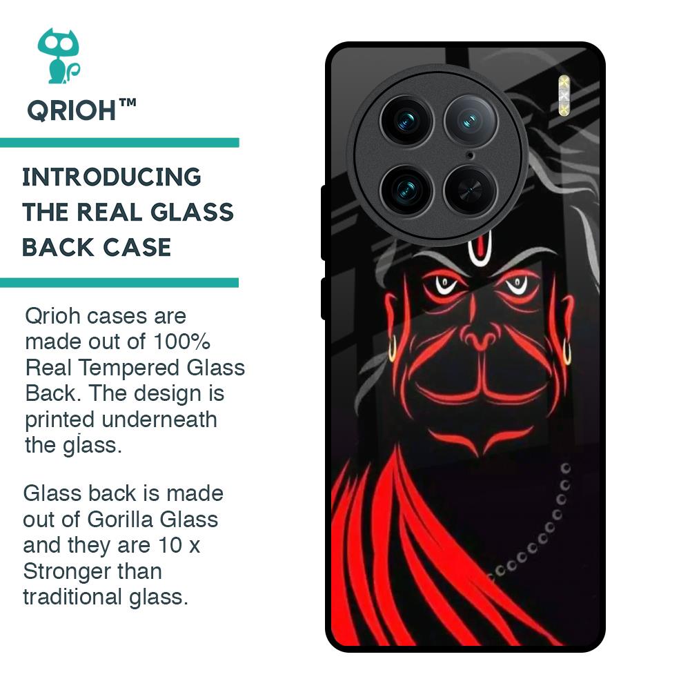 Lord Hanuman Glass Case For Vivo X90 Pro 5G