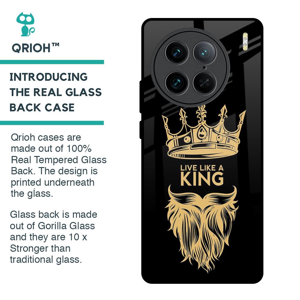 King Life Glass Case For Vivo X90 Pro 5G