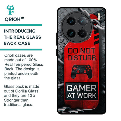 Do No Disturb Glass Case For Vivo X90 Pro 5G