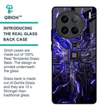 Techno Color Pattern Glass Case For Vivo X90 Pro 5G