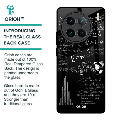 Funny Math Glass Case for Vivo X90 Pro 5G