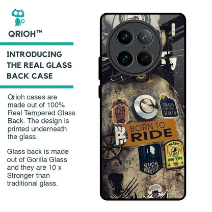 Ride Mode On Glass Case for Vivo X90 Pro 5G