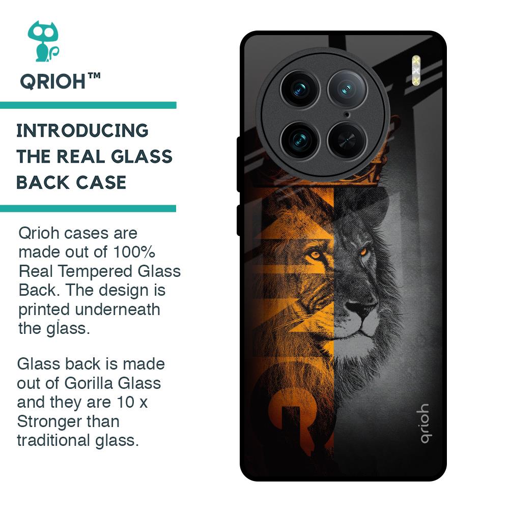 King Of Forest Glass Case for Vivo X90 Pro 5G