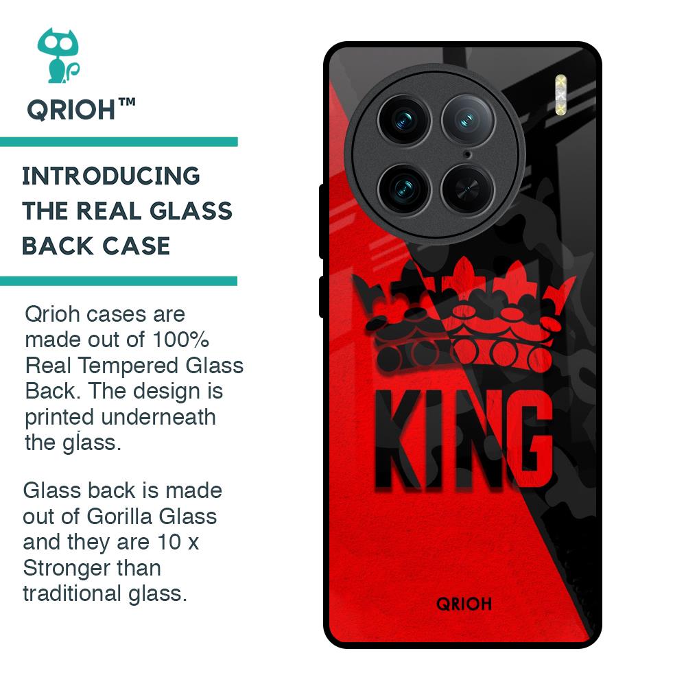 I Am A King Glass Case for Vivo X90 Pro 5G
