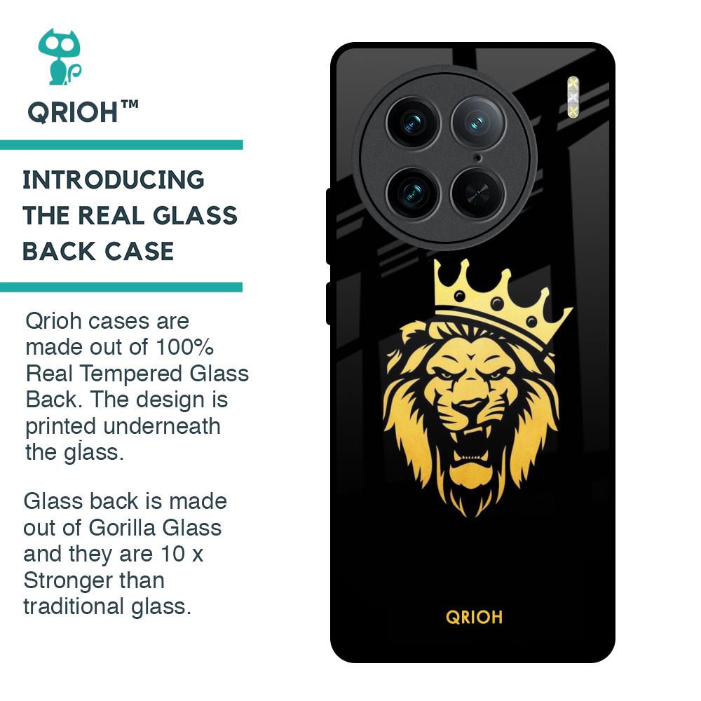 Lion The King Glass Case for Vivo X90 Pro 5G