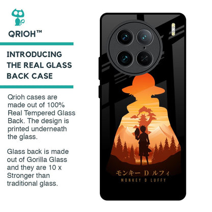 Luffy One Piece Glass Case for Vivo X90 Pro 5G