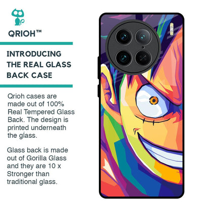 Monkey Wpap Pop Art Glass Case for Vivo X90 Pro 5G