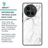 Modern White Marble Glass Case for Vivo X90 Pro 5G
