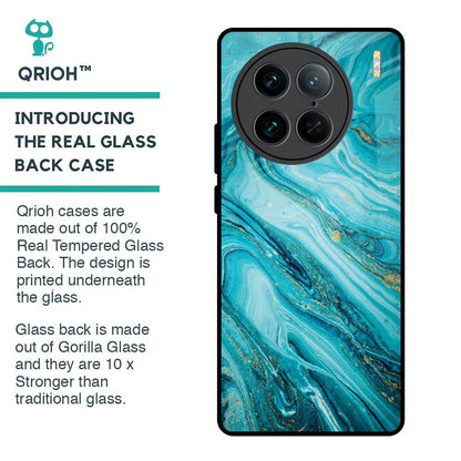 Ocean Marble Glass Case for Vivo X90 Pro 5G