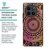 Floral Mandala Glass Case for Vivo X90 Pro 5G