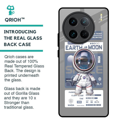 Space Flight Pass Glass Case for Vivo X90 Pro 5G