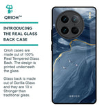 Deep Ocean Marble Glass Case for Vivo X90 Pro 5G