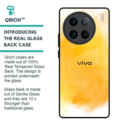 Rustic Orange Glass Case for Vivo X90 Pro 5G