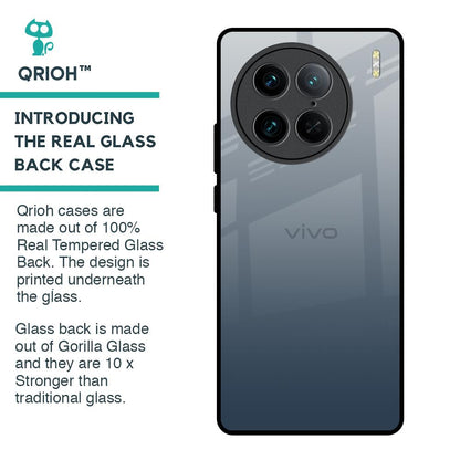 Smokey Grey Color Glass Case For Vivo X90 Pro 5G