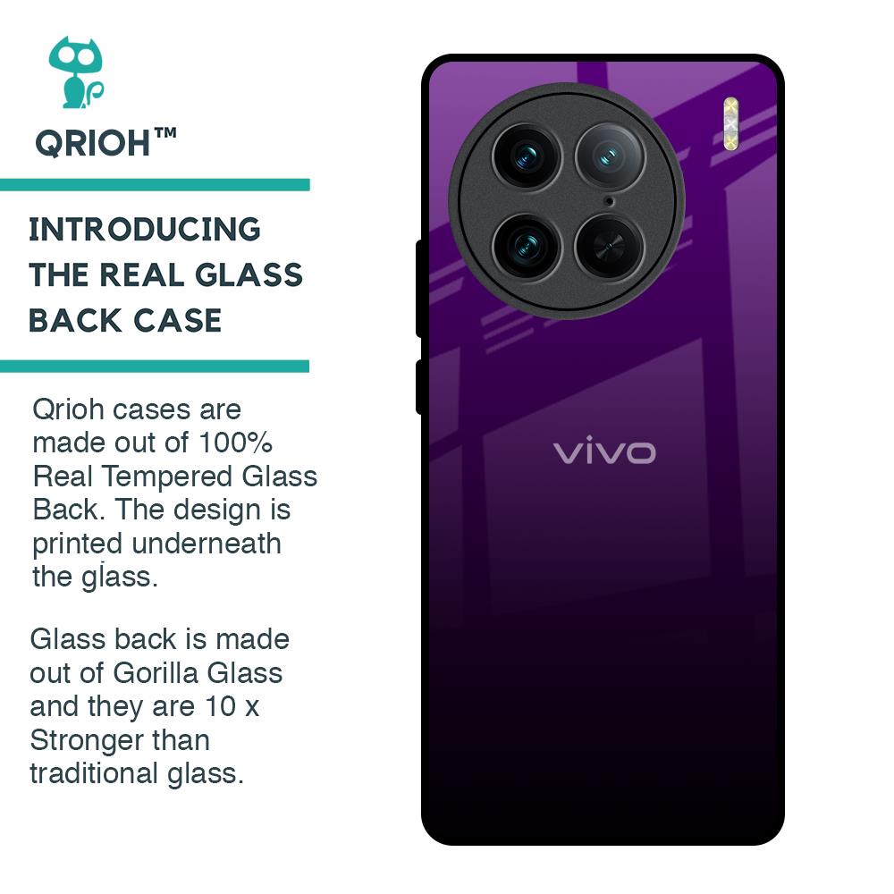 Harbor Royal Blue Glass Case For Vivo X90 Pro 5G