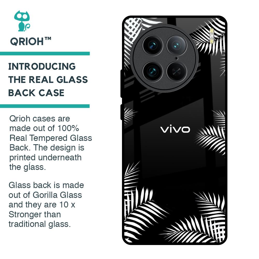 Zealand Fern Design Glass Case For Vivo X90 Pro 5G