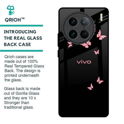 Fly Butterfly Glass Case for Vivo X90 Pro 5G