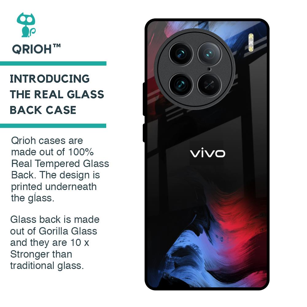 Fine Art Wave Glass Case for Vivo X90 Pro 5G