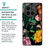 Flowers & Butterfly Glass Case for Vivo X90 Pro 5G