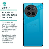 Blue Aqua Glass Case for Vivo X90 Pro 5G