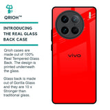 Blood Red Glass Case for Vivo X90 Pro 5G