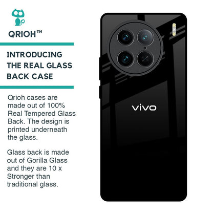 Jet Black Glass Case for Vivo X90 Pro 5G