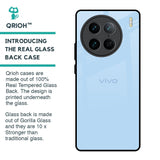 Pastel Sky Blue Glass Case for Vivo X90 Pro 5G