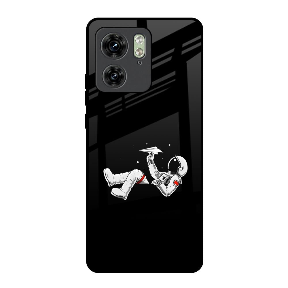 Space Traveller Motorola Edge 40 Glass Back Cover Online