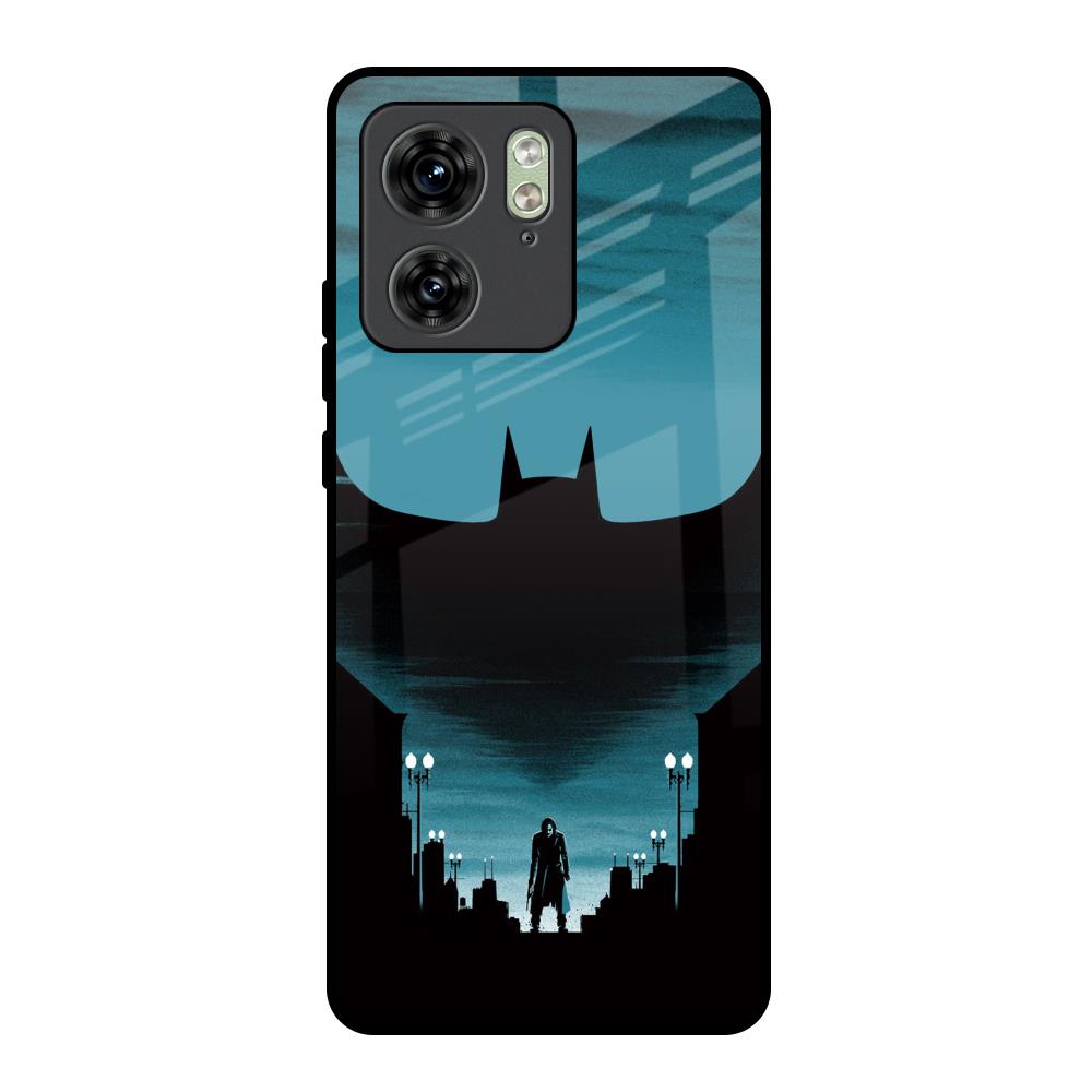 Cyan Bat Motorola Edge 40 Glass Back Cover Online