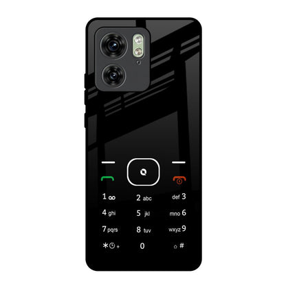 Classic Keypad Pattern Motorola Edge 40 Glass Back Cover Online