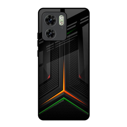 Modern Ultra Chevron Motorola Edge 40 Glass Back Cover Online