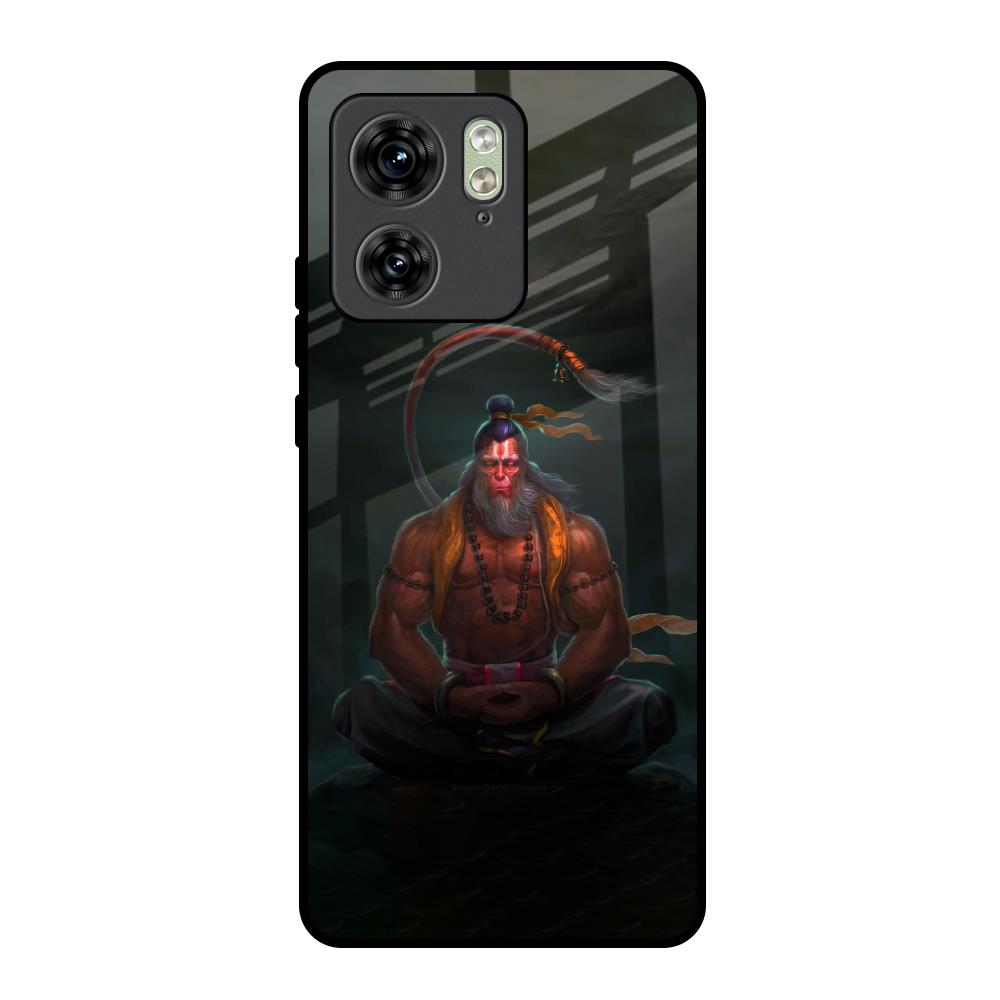 Lord Hanuman Animated Motorola Edge 40 Glass Back Cover Online