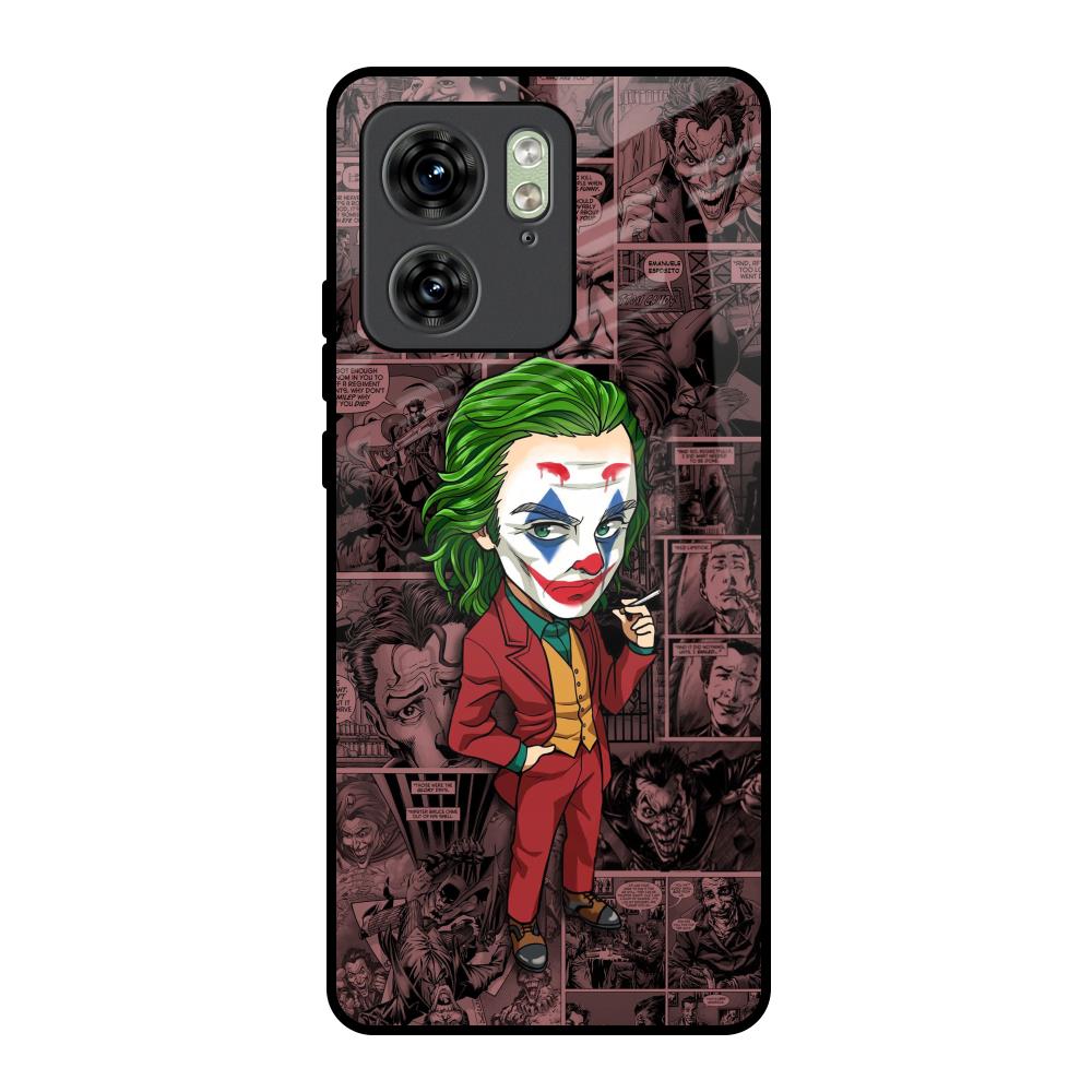 Joker Cartoon Motorola Edge 40 Glass Back Cover Online