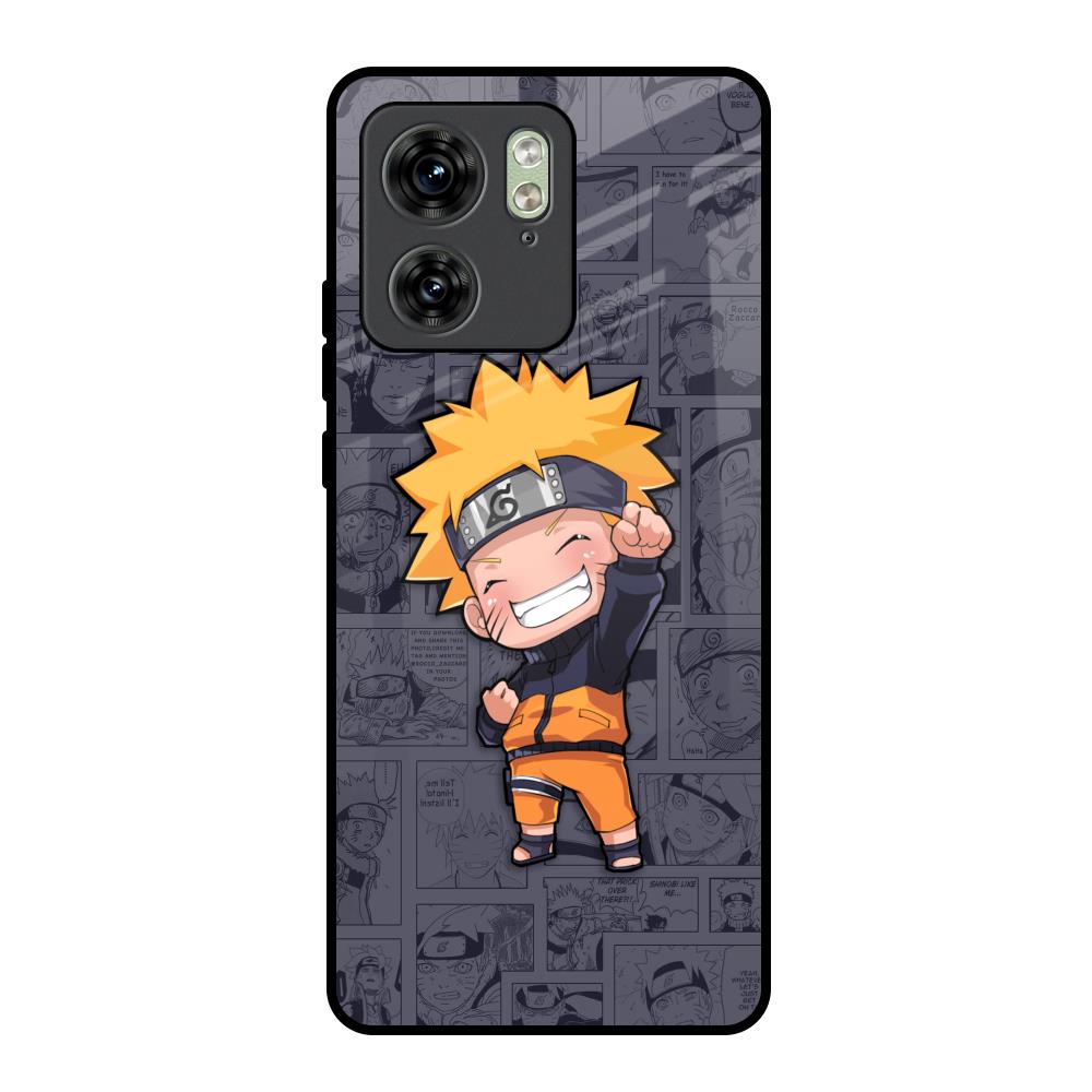 Orange Chubby Motorola Edge 40 Glass Back Cover Online