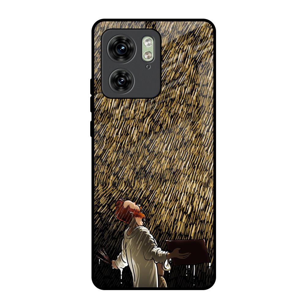 Rain Festival Motorola Edge 40 Glass Back Cover Online