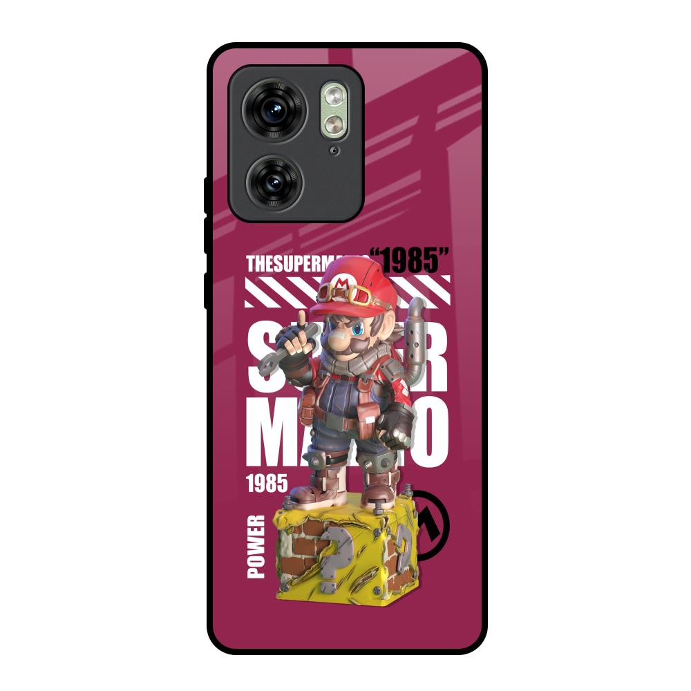 Gangster Hero Motorola Edge 40 Glass Back Cover Online
