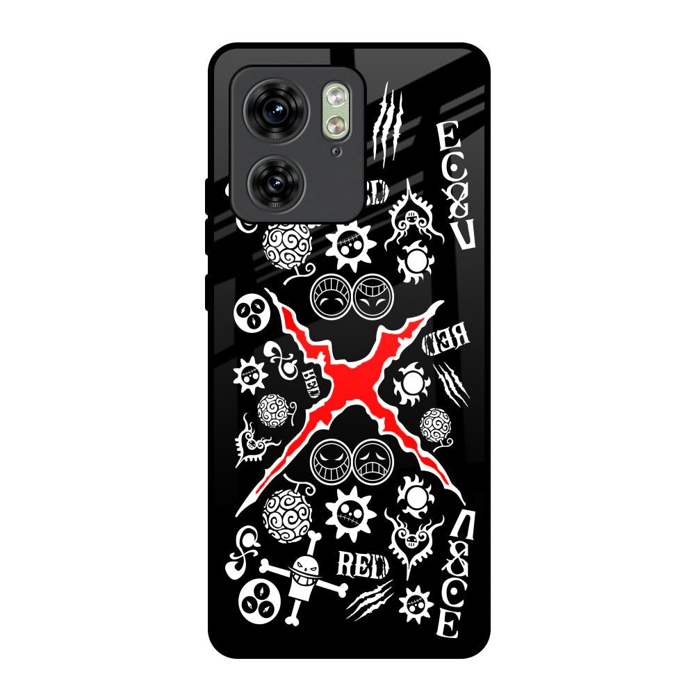 Red Zone Motorola Edge 40 Glass Back Cover Online