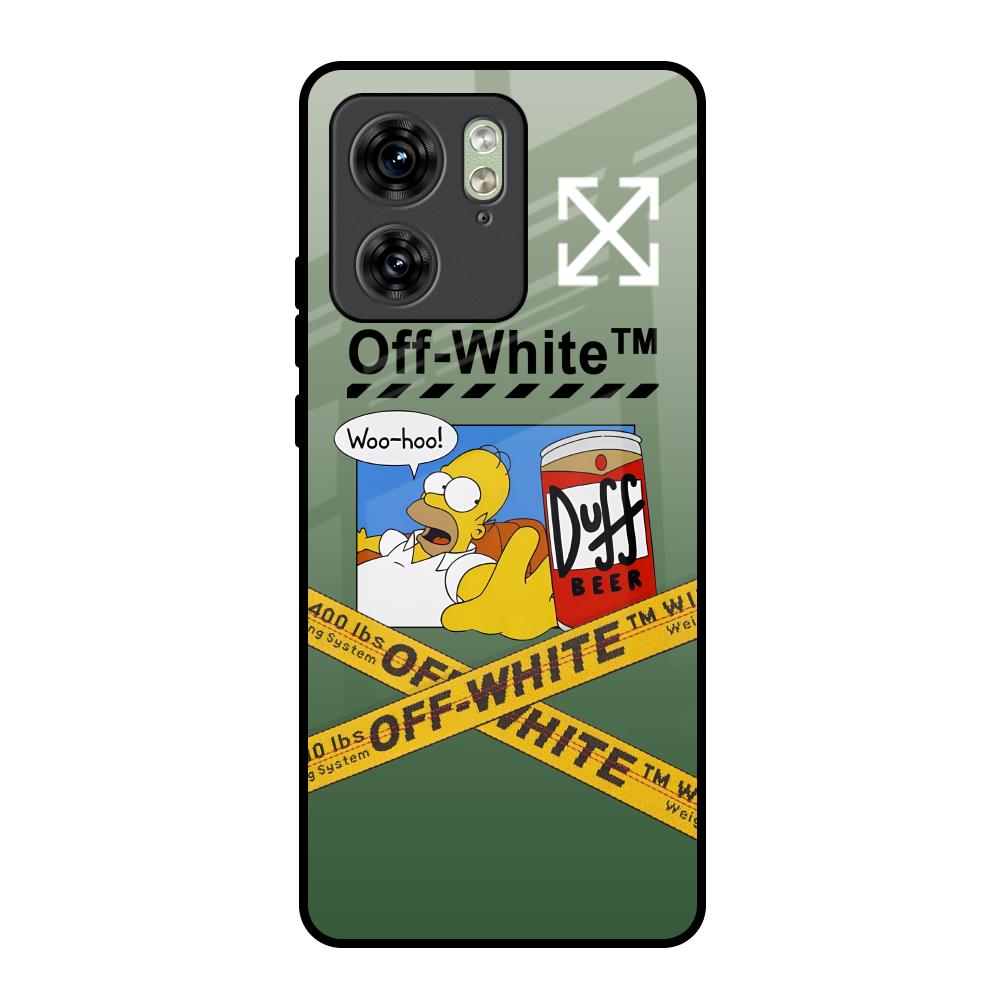 Duff Beer Motorola Edge 40 Glass Back Cover Online