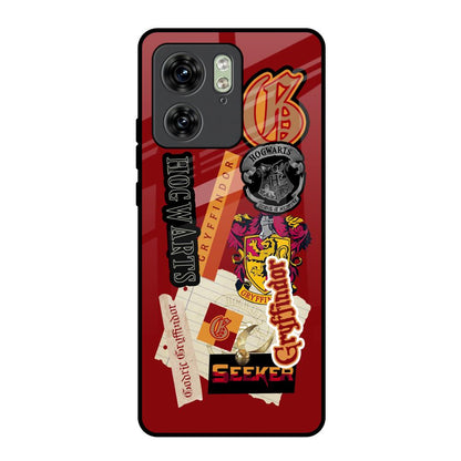 Gryffindor Motorola Edge 40 Glass Back Cover Online