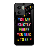 Magical Words Motorola Edge 40 Glass Back Cover Online