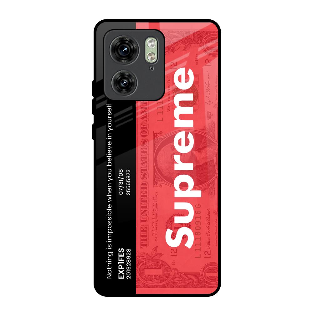 Supreme Ticket Motorola Edge 40 Glass Back Cover Online